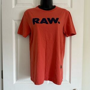 G Star Raw T Shirt Womens Size Small Salmon Casual Comfy